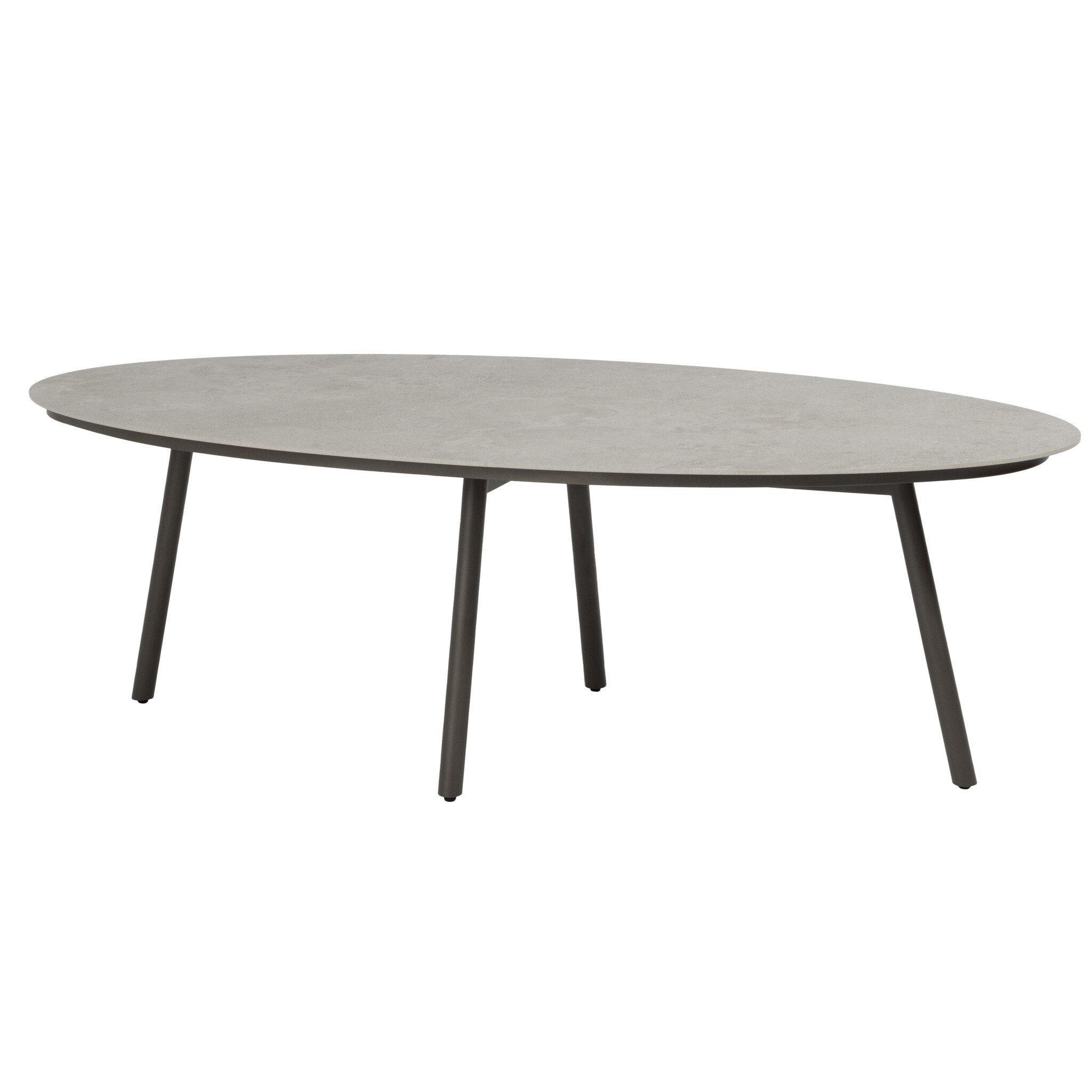 Taste 4SO Salute low dining tafel ovaal 220x105xH69 cm keramiek terre 