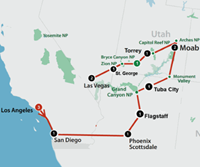 amerikaplus Southwest Explorer (16 dagen) - Amerika - Zuidwesten - Los Angeles