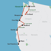 amerikaplus Pacific Northwest Explorer (14 dagen) - Amerika - N-Westen+Rockies - Portland (Oregon)
