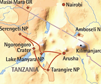 afrikaplus.nl Beste van Tanzania (9 dagen) - cat. Standard - Tanzania - Arusha