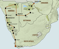 Afrikaplus.nl Comfortabele lodgesafari van Kaapstad naar Victoria Falls (23 dagen) - Zuid-Afrika - Zuid-Afrika - Kaapstad