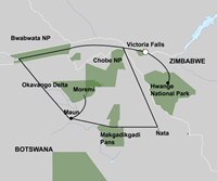 Afrikaplus.nl De Wildernis van Botswana & Zimbabwe (17 dagen) - Zimbabwe - Zimbabwe - Victoria Falls
