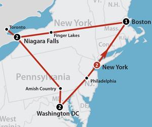 Amerikaplus Eastern Triangle (9 dagen) - Amerika - Noordoosten - New York