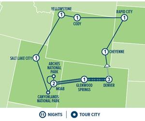 Amerikaplus Rockies & Rails (13 dagen) - Amerika - N-Westen+Rockies - Denver