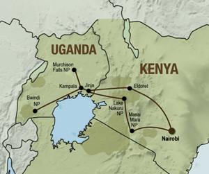 Afrikaplus.nl Masai Mara & Gorillas (19 dagen) - Kenia - Kenia - Nairobi