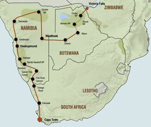 Afrikaplus.nl Kampeersafari van Victoria Falls naar Kaapstad (23 dagen) - Zimbabwe - Zimbabwe - Victoria Falls