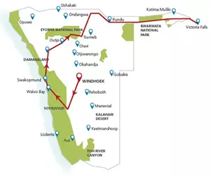 Afrikaplus.nl Het beste van Namibië, Chobe & Vic Falls (20 dagen) - Namibië - Namibië - Windhoek