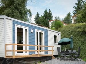 Heerlijkehuisjes.nl Mooie 6 persoons mobile home op panorama camping in het hart van de Ardennen - Belgie - Europa - Dochamps
