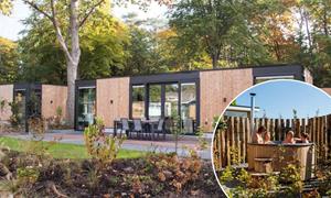 Heerlijkehuisjes.nl Vier persoons wellness woning met hottub op Landgoed de Scheleberg - Nederland - Europa - Lunteren