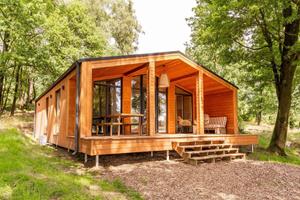 Heerlijkehuisjes.nl Lodge voor 5 personen midden in de natuur op vakantiepark Wilsumer Berge - Duitsland - Europa - Wilsum