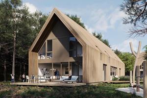 Heerlijkehuisjes.nl 8 persoons luxe lodge gelegen aan de bosrand in Heusden-Zolder - Belgie - Europa - Heusden-Zolder
