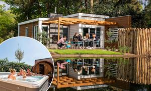 Heerlijkehuisjes.nl Luxe 6 persoons vakantiehuis met bubbelbad en sauna op de Veluwe - Nederland - Europa - Lunteren