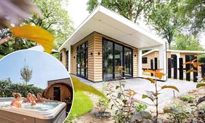 Heerlijkehuisjes.nl Modern 4 persoons chalet met bubbelbad en sauna op Landgoed de Scheleberg in Lunteren - Nederland - Europa - Lunteren