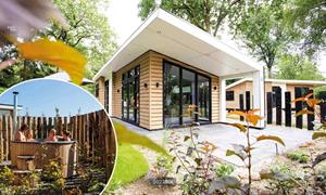 Heerlijkehuisjes.nl Modern 4 persoons chalet met hottub en sauna op Landgoed de Scheleberg in Lunteren - Nederland - Europa - Lunteren