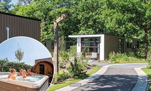 Heerlijkehuisjes.nl Luxe 6-persoons vakantiehuis met sauna en bubbelbad op vakantiepark op de Veluwe - Nederland - Europa - Beekbergen