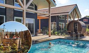 Heerlijkehuisjes.nl Luxe 10 persoons groepsaccommodatie met sauna, hottub en privé zwembad in Lichtenvoorde - Nederland - Europa - Lichtenvoorde