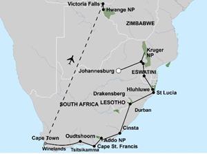 Afrikaplus.nl Kruger, Cape Town en Victoria Falls (25 dagen) - Zuid-Afrika - Zuid-Afrika - Johannesburg