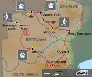 Afrikaplus.nl Wildlife Avontuur Zimbabwe en Botswana (20 dagen) - Zuid-Afrika - Zuid-Afrika - Johannesburg