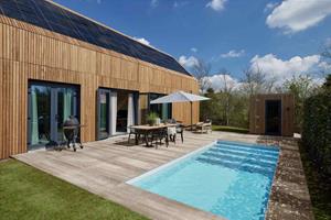 Heerlijkehuisjes.nl Luxe 6 pers. vakantiehuis met privé zwembad, sauna en huisautomatisering in Appelscha - Nederland - Europa - Appelscha
