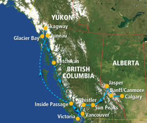 Canadaplus.nl Rockies Trail & Cruise to the Glaciers (18 dagen) - Canada - West Canada - Calgary