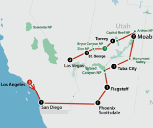 Amerikaplus Southwest Explorer (16 dagen) - Amerika - Zuidwesten - Los Angeles