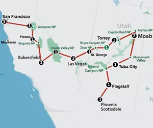 Amerikaplus Great Parks of the West (19 dagen) - Amerika - Zuidwesten - Phoenix