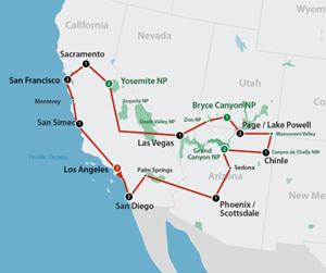 Amerikaplus Panoramic West (21 dagen) - Amerika - Zuidwesten - Los Angeles