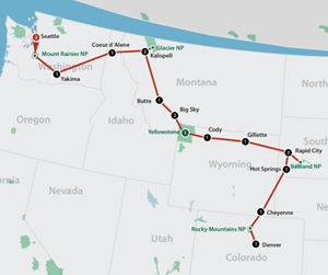 Amerikaplus From the Pacific to the Rockies (19 dagen) - Amerika - N-Westen+Rockies - Seattle