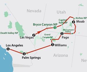 Amerikaplus Best of the Canyons (11 dagen) - Amerika - Zuidwesten - Las Vegas