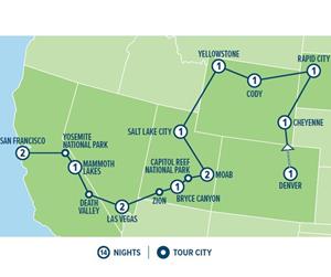 Amerikaplus Rocky Mountain Frontiers (16 dagen) - Amerika - N-Westen+Rockies - Denver