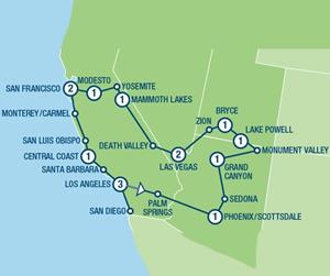 Amerikaplus Western Discovery (16 dagen) - Amerika - Zuidwesten - Los Angeles