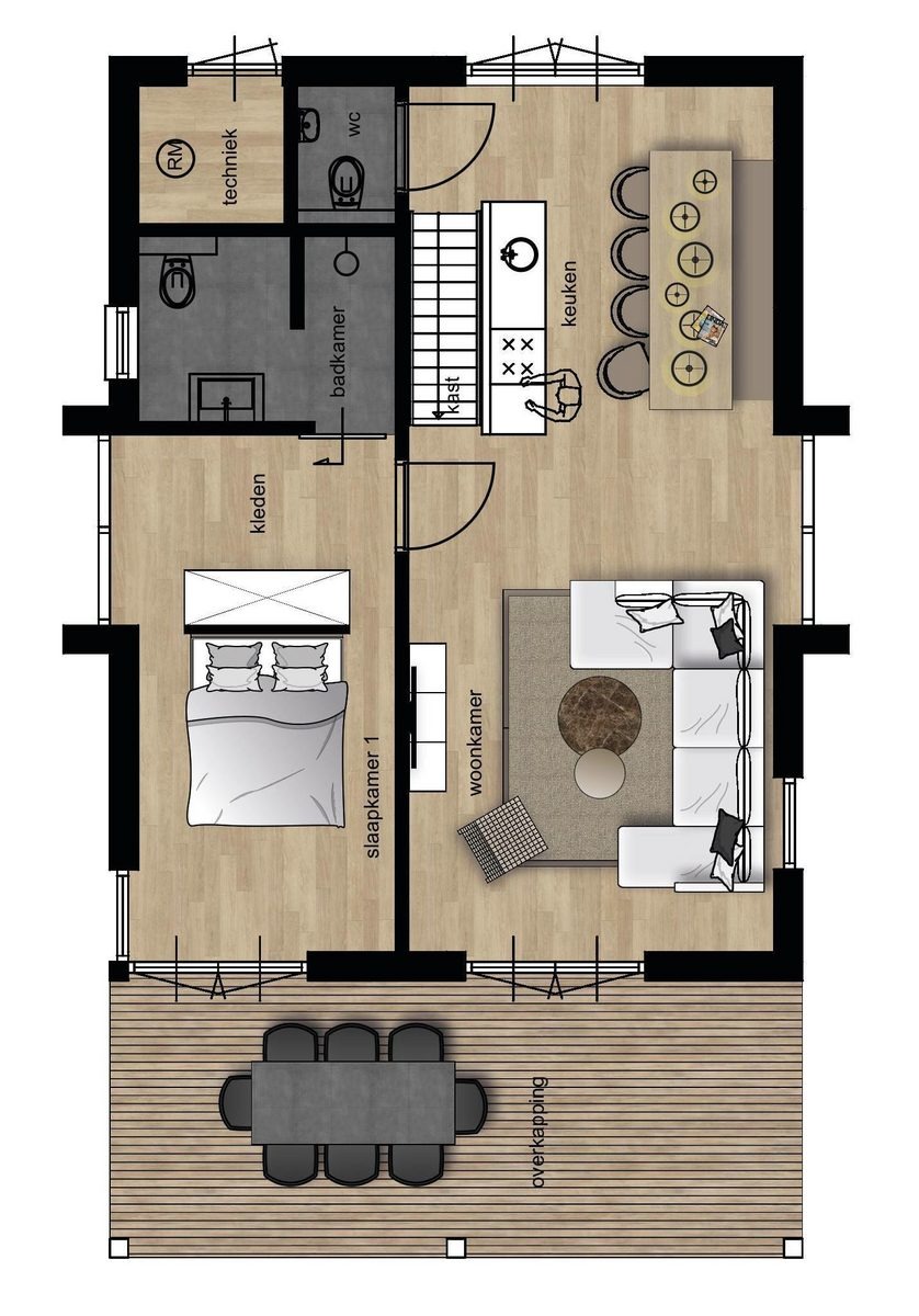 EenVakantieHuisje.nl Bos Villa met hottub & sauna - 8 persoons - Nederland - Wekerom