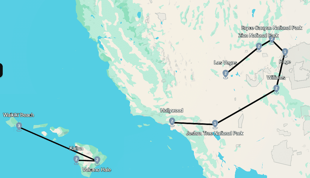 Amerikaplus Slapen bij een Vulkaan - West Amerika & Hawaii (22 dagen) - Amerika - Zuidwesten