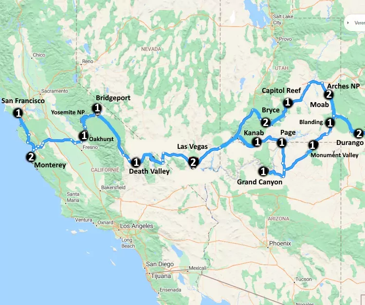 Amerikaplus Western Wonderland (22 dagen) - Amerika - Zuidwesten - Las Vegas