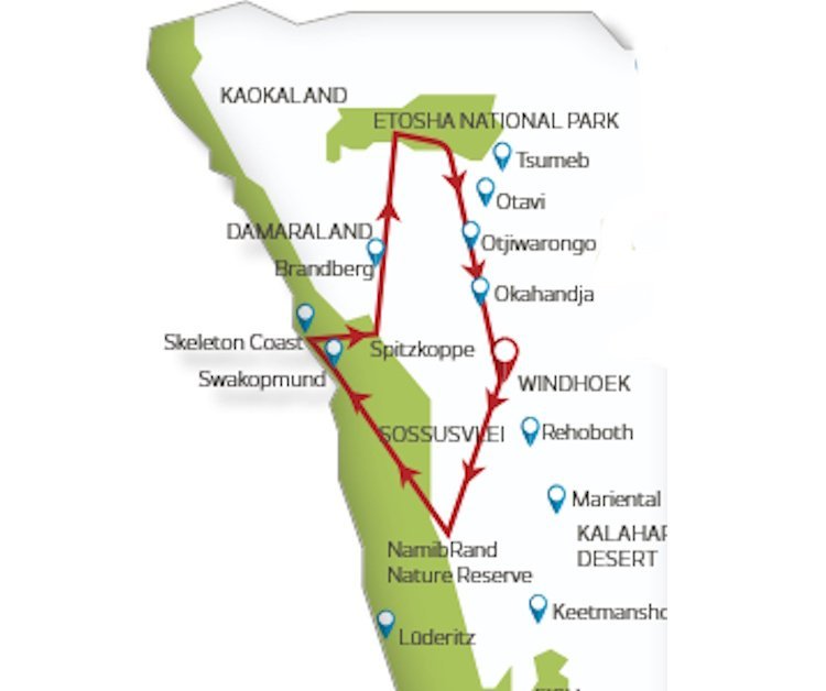 Afrikaplus.nl Op avontuur door Namibië (14 dagen) - Namibië - Namibië - Windhoek