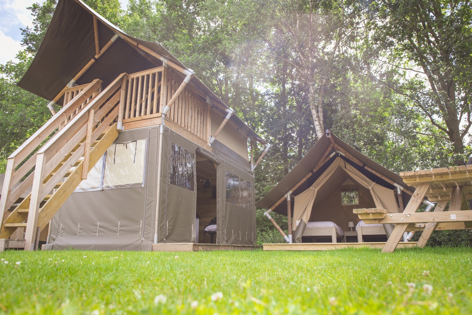 EenVakantieHuisje.nl Safaricottage XS met privé sanitair - 4 personen - Nieuw Heeten
