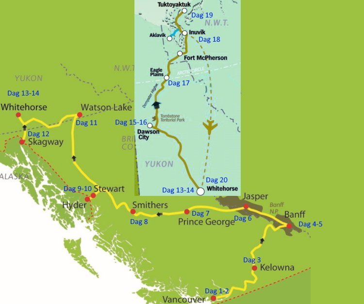 Canadaplus.nl Vancouver tot de Noordelijke IJszee (22 dagen) - Canada - West Canada - Vancouver