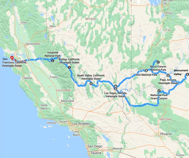 Amerikaplus Western National Parks Explorer (12 dagen) - Amerika - Zuidwesten - Las Vegas