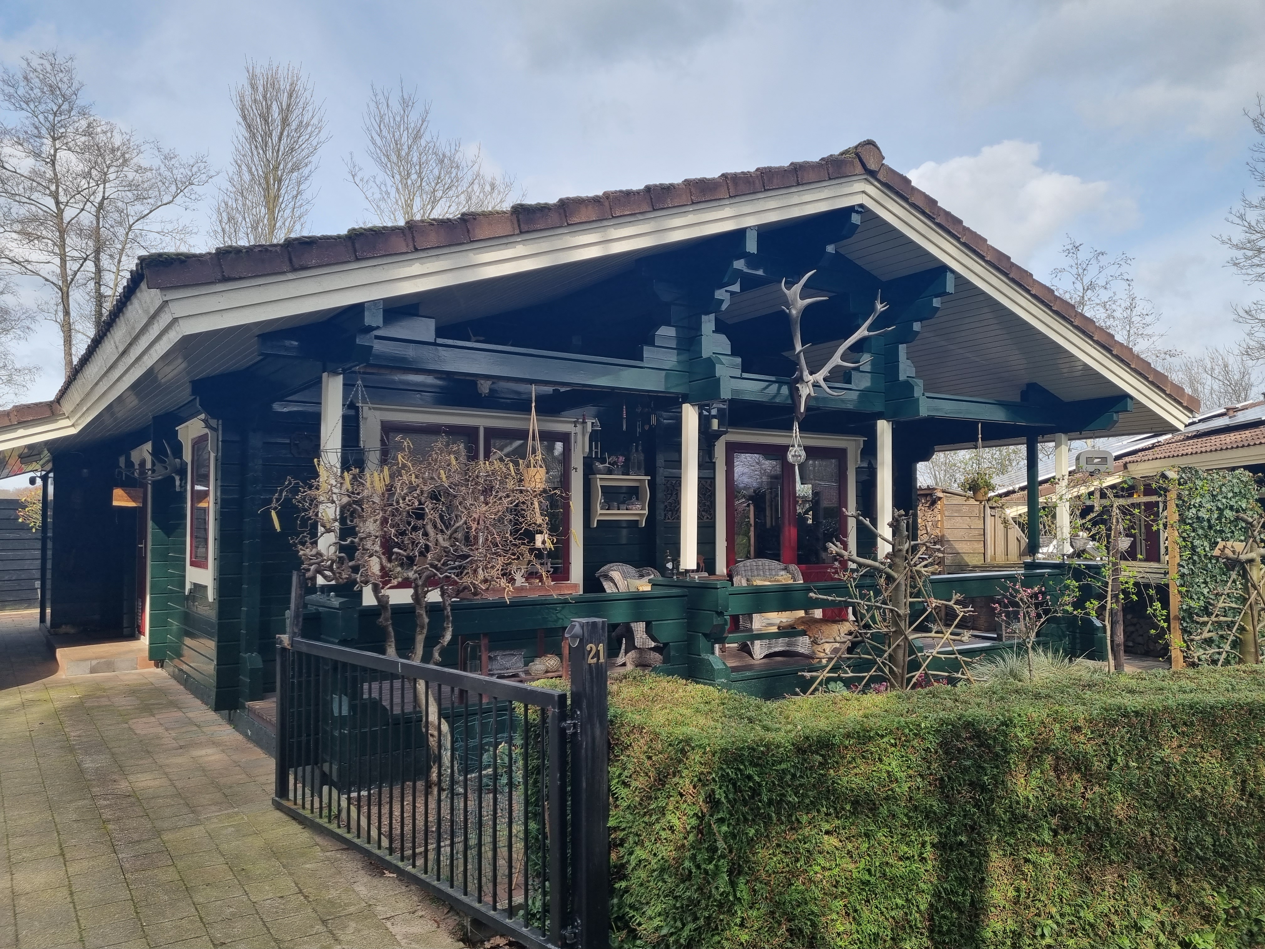 EenVakantieHuisje.nl Finse bungalow in Hulshorst met houtkachel en jachthuisje - Nederland - Hulshorst