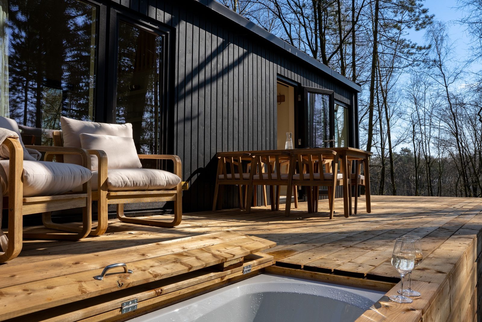 EenVakantieHuisje.nl Tiny House in bos - 4 Persoons (DE) - Wilsum Deutschland