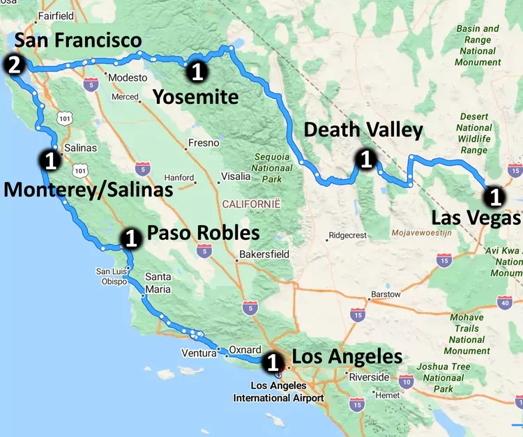 Amerikaplus California Discovery (10 dagen) - Amerika - Zuidwesten - Las Vegas