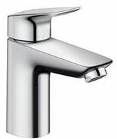 LOGIS Einhebel-Waschtischmischer 100 DN 15 mit PushOpen Ablaufgarnitur, chrom - Hansgrohe