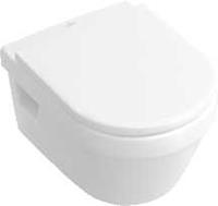 villeroy&boch Villeroy & Boch Architectura randloos toilet CeramicPlus ovaal met softclose zitting wit glans