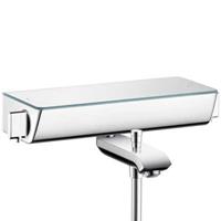 Ecostat Select opbouw badthermostaat, wit-, chroom