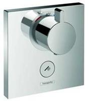 ShowerSelect afdekset highflow thermostaat met 1 stopfunctie, chroom