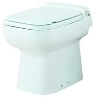 SANICOMPACT® Luxe ECO+ staand toilet met toiletzitting, wit