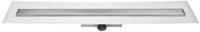 Easy Drain Compact 50 FF zero douchegoot enkele plaat met zijuitloop 6x80cm RVS edcomffz80050