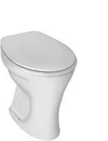 Eurovit staand toilet vlakspoel AO, wit