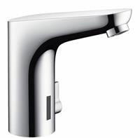 Hansgrohe Focus E2 wastafelkraan electronisch inclusief sensor 230V inclusief temperatuurgreep chroom 31173000