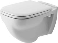 Duravit D-code wandcloset 54cm met spoelrand vlakspoel wit 22100900002